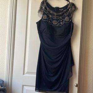 Dark blue dress worn once